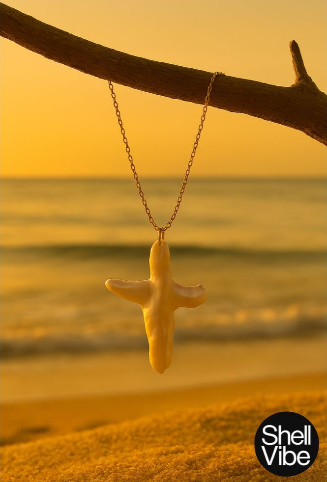 Peral cross necklace-shell necklace-pearl necklace-cross pearl pendant-shell jewelry-gold necklace