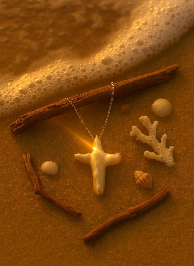 Peral cross necklace-shell necklace-pearl necklace-cross pearl pendant-shell jewelry-gold necklace