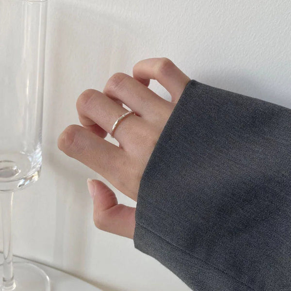 shell ring- silver shell ring- sterling silver ring-coastal look-beach style-shell jewerly-seashell jewelry-