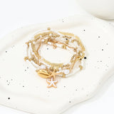 Coastal_Dream_Shell_Bracelet_Set-shell jewelry-boho style-beach outfit-boho chic style-bohemian jewelry-coastal look-beach style