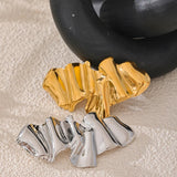 Gilded Flow Sculptural Brooch-shell brooch-seaweed brooch-geometric brooch