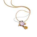 Gold_Fish_Pendant_Necklace-shell jewelry-boho style-beach outfit-boho chic style-bohemian jewelry-coastal look-beach style