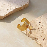 pearl ring- shell ring-starfish ring-shell jewelry band ring-gold pearl ring-charm ring