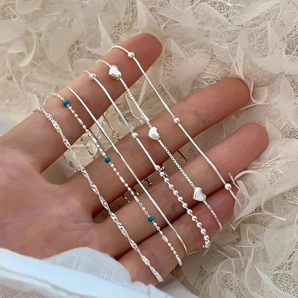 Ocean Mist Adjustable Bracelet-shell jewelry-boho style-beach outfit-boho chic style-bohemian jewelry-coastal look-beach style-sterling silver shell bracelet