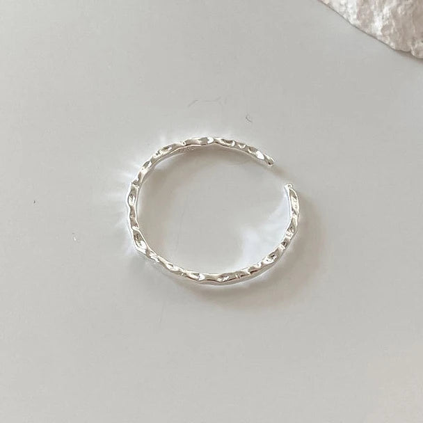 Coastal Curve Silver Ring
