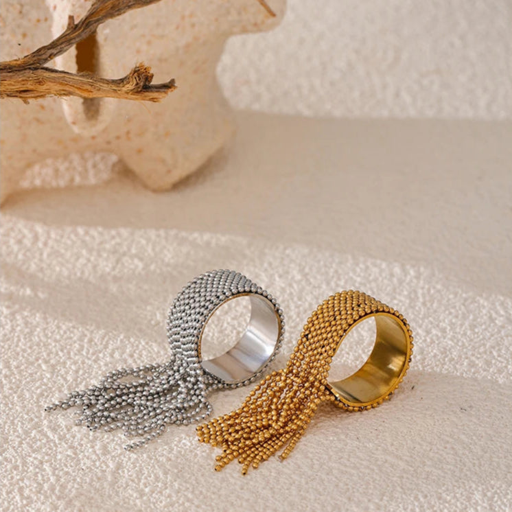 Twilight Tentacle Ring- octopus ring-shell ring-shell jewelry