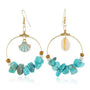 Blue Shell Earrings