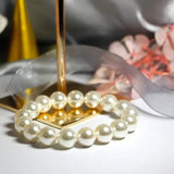Classic Pearl Bracelet-pearl bracelet-shell jewelry-shell bracelet-wedding bracelet