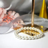 Classic Pearl Bracelet-pearl bracelet-shell jewelry-shell bracelet-wedding bracelet