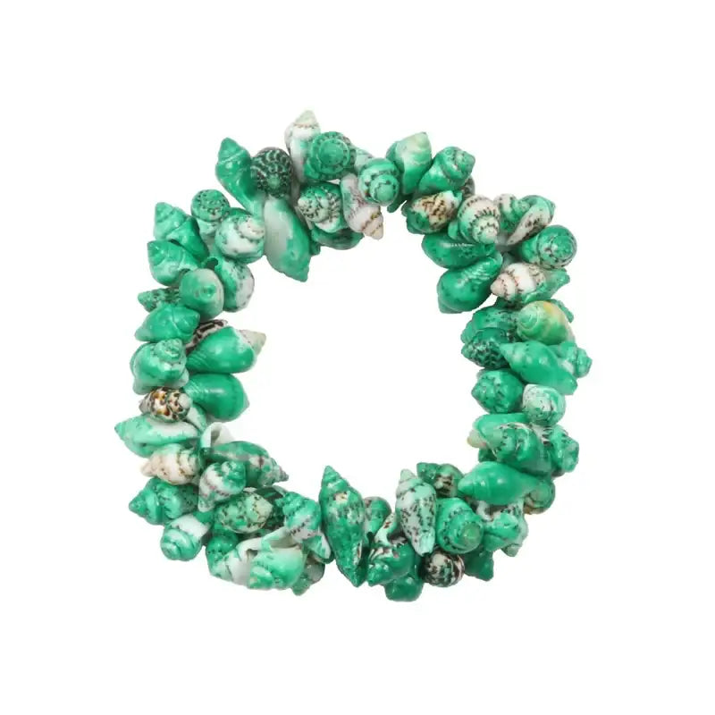 conch-shell-elastic-bracelet-shell bracelete-shell jewelry-boho style-bohemain jewelry-beach outfit jewelry
