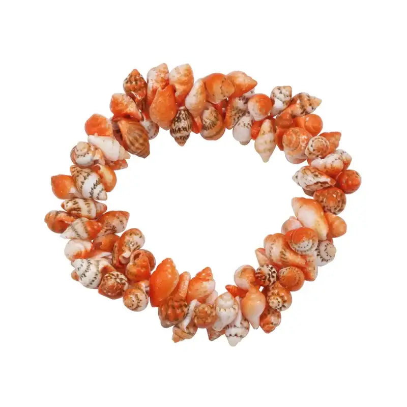 conch-shell-elastic-bracelet-shell bracelete-shell jewelry-boho style-bohemain jewelry-beach outfit jewelry
