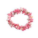 conch-shell-elastic-bracelet-shell bracelete-shell jewelry-boho style-bohemain jewelry-beach outfit jewelry