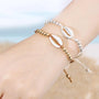 Corded Shell Bracelet