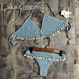 Crochet Shell Bikini-shell bikini-boho style bikini-shell clothhing-shell swimwear