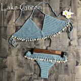Crochet Shell Bikini-shell bikini-boho style bikini-shell clothhing-shell swimwear