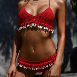 Crochet Shell Bikini-shell bikini-boho style bikini-shell clothhing-shell swimwear