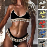 Crochet Shell Bikini-shell bikini-boho style bikini-shell clothhing-shell swimwear