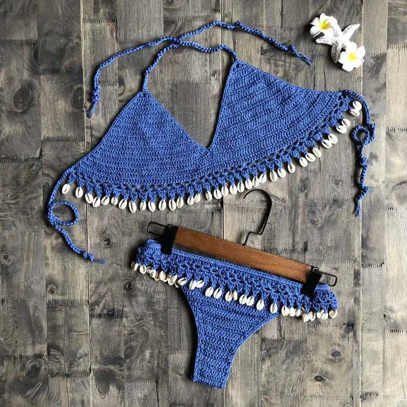 Crochet Shell Bikini-shell bikini-boho style bikini-shell clothhing-shell swimwear