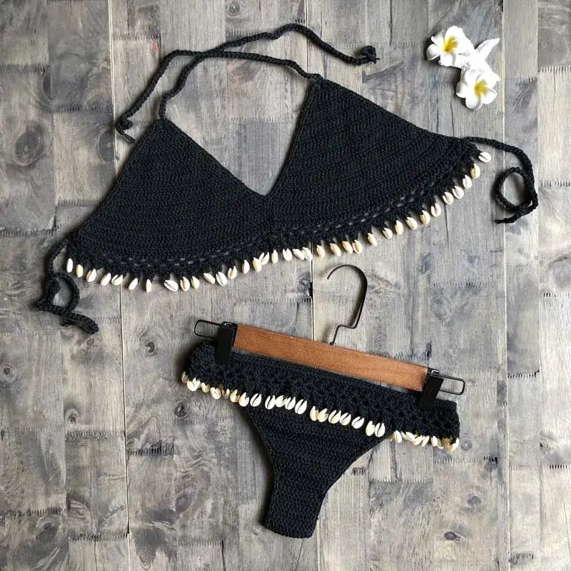 Crochet Shell Bikini-shell bikini-boho style bikini-shell clothhing-shell swimwear