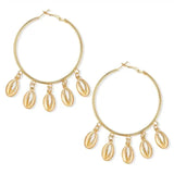 Fine Ring Shell Earrings