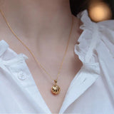 Gold Plated Shell Charm-Shell Charms-shell jewelry-shell pendants-boho chic style-bohemian jewelry-beach outfit jewelry