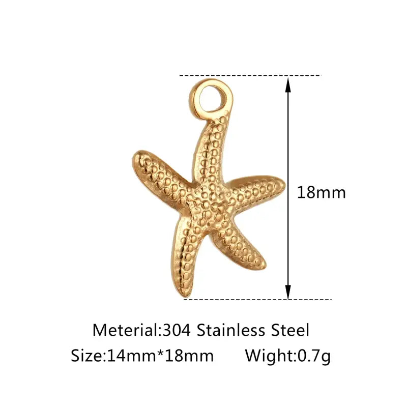 Gold Shell Charms-Shell Charms-shell jewelry-shell pendants-boho chic style-bohemian jewelry-beach outfit jewelry -starfish  shell charm