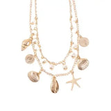 Gold Shell Necklace