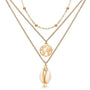 Golden Charm Shell Necklace