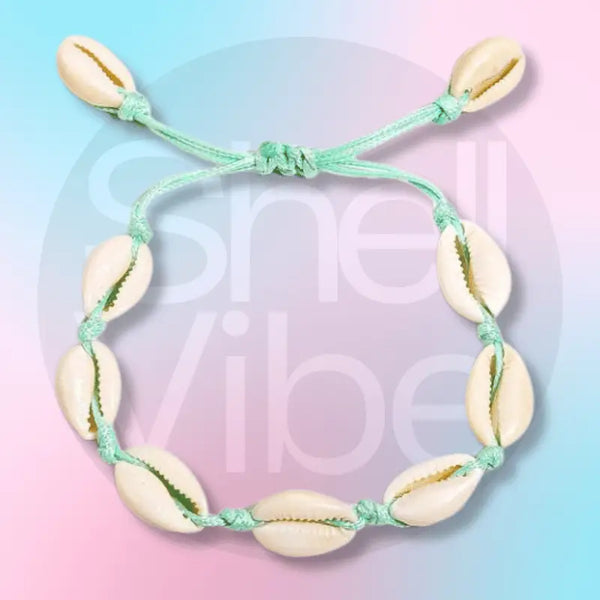 Homemade Cowrie Shell Anklet-shell anklet-shell jewelry-boho style-beach outfit-boho chic style-bohemian jewelry