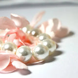 Large Pearl Stretch Bracelet-pearl bracelet-shell bracelet-shell jewelry-elegant bracelet-wedding bracelet