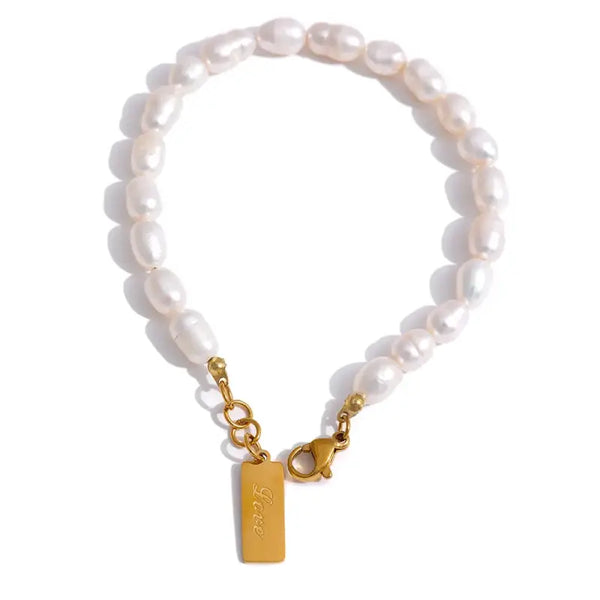 love-tag-pearl-bracelet-Pearl bracelet-shell bracelet-shell jewelry-boho chic jewelry-boho chic style