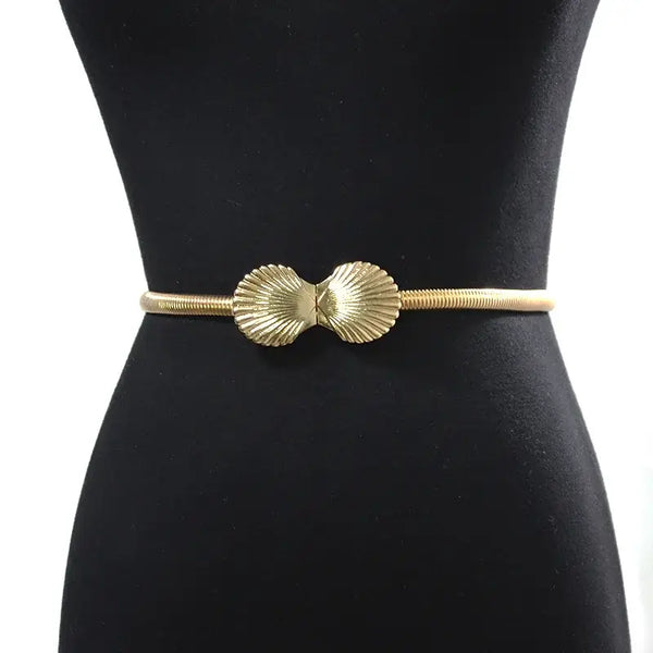 Luxury_shell_belt-shell belt-golden shell belt-gold shell belt conch shell belt-shell jewelry-boho chic style-weddind style belt