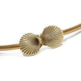 Luxury_shell_belt-shell belt-golden shell belt-gold shell belt conch shell belt-shell jewelry-boho chic style-weddind style belt