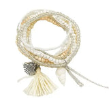Macrame Shell Bracelet