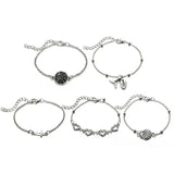 Marine Shells  Bracelets- shell bracelet-shell jewelry- silver cowri bracelet-conch bracelet layered bracelet
