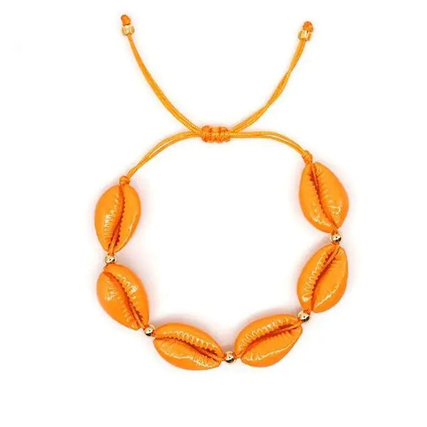 Orange Shell Bracelet