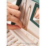 Rounded Leather Jewelry Box