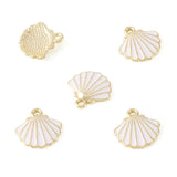 Scallop Shell Charms--Shell Charms-shell jewelry-shell pendants-boho chic style-bohemian jewelry-beach outfit jewelry