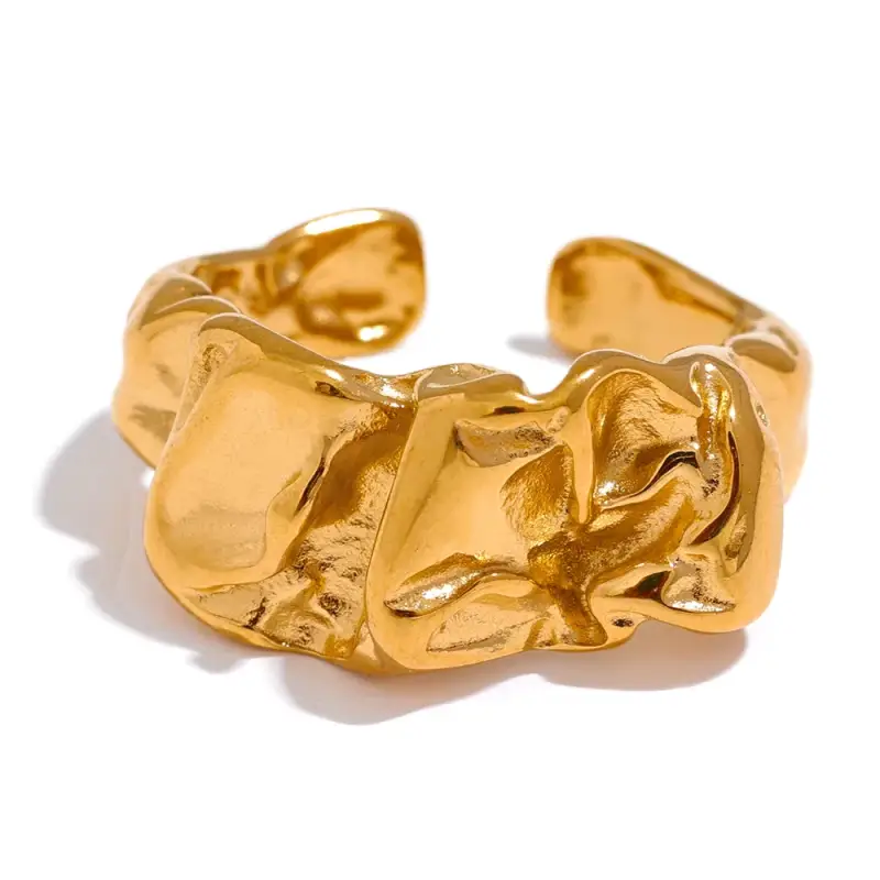 Seaweed Embrace Ring -seaweed ring-seaweed jewelry-shell ring -shell jewelry-boho look-bohemian jewelry
