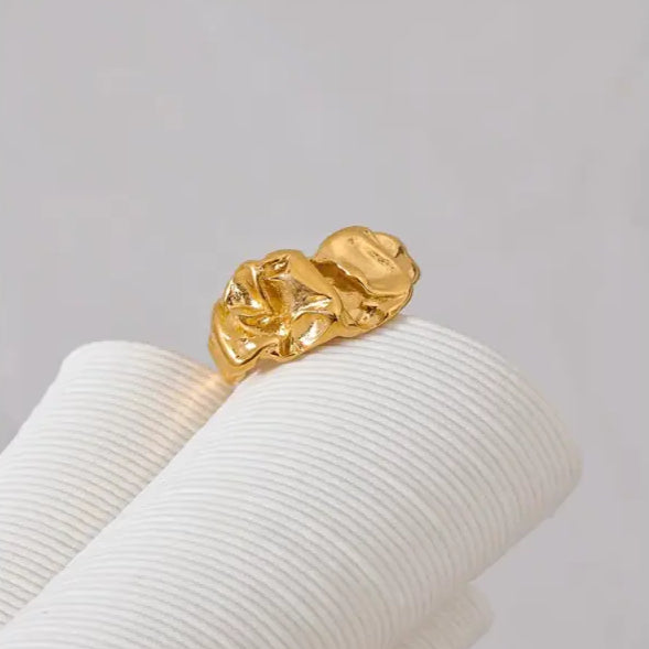 Seaweed Embrace Ring -seaweed ring-seaweed jewelry-shell ring -shell jewelry-boho look-bohemian jewelry