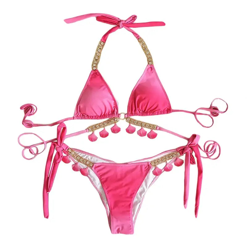 Sexy Shell Bikini-shell bikini-swimwear-shell clothing-beach wear-beach outfit