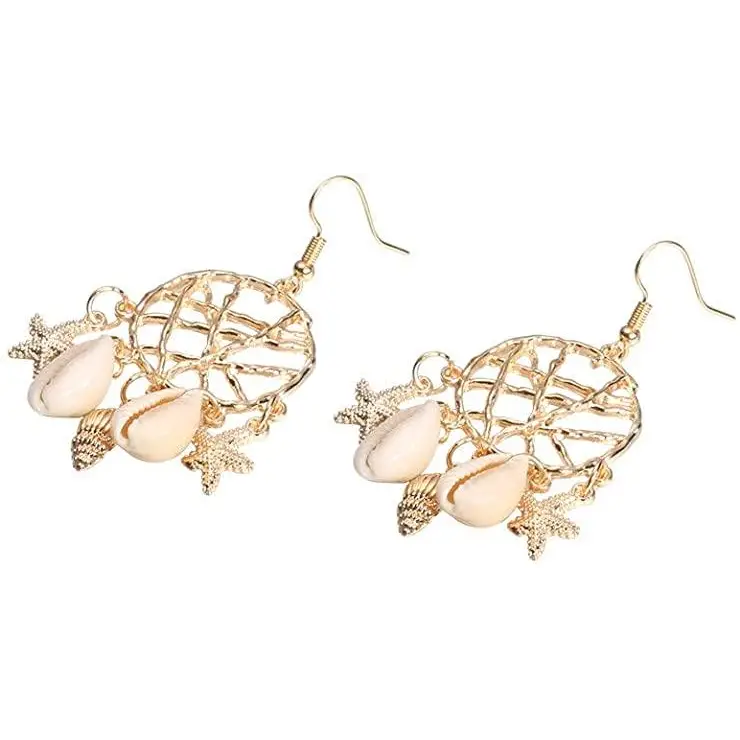 Shell Pendant Earrings