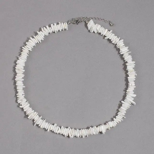 White Tahitian Shell Necklace