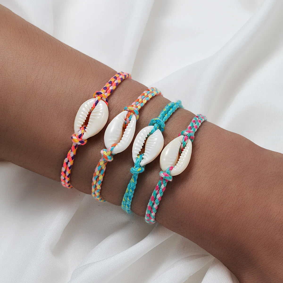 Adjustable Cowrie Shell Friendship Bracelets –Boho Coastal Set ...