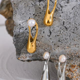 pearl drop earrings-pearl earrings-shell earrings-shell jewelry