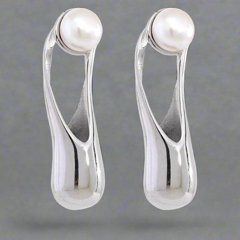 pearl drop earrings-pearl earrings-shell earrings-shell jewelry
