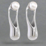 pearl drop earrings-pearl earrings-shell earrings-shell jewelry