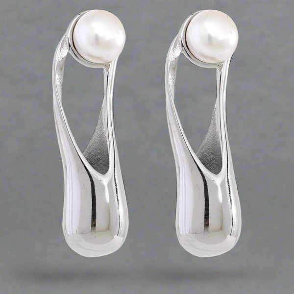 pearl drop earrings-pearl earrings-shell earrings-shell jewelry