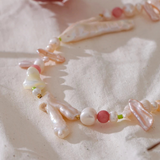 shell necklace-natural stone beaded necklace-gold beaded jewelry-shell jewelry-shell necklace-beaded necklace