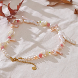 shell necklace-natural stone beaded necklace-gold beaded jewelry-shell jewelry-shell necklace-beaded necklace